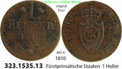 Altdeutschland Fürstprimatische Staaten 1 Heller AKS4 J.1 . 323.1535.13 -