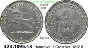 Altdeutschland Hannover 1 Groschen AKS 148 . 323.1895.133 -
