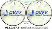 Fulda EKW Einkaufswagen Wertmarke Erdmann 300-367. 952.0367.11 -