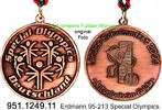 Fulda Hessen Medaille Erdmann 96-213 . Special Olympics Deutschland . 951.1249.11 -