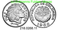 Colombia Kolumbien 10 Centavos *28a KM212.2 Indianerkopf . 218.0268.11 -