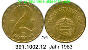Hungary Ungarn 2 Forint *94 KM591 . 391.1002.12 -