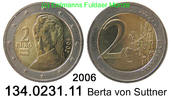 Österreich 2 Euro Bertha von Suttner 134.0231.11 -