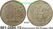 Spanien 500 Pesetas *59 KM831 Silberhochzeit . 661.0594.13 -