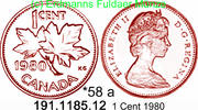 Canada Kanada 1 Cent *58a KM127 Jahr knapp . 191.1185.12 -