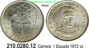 Chile 1 Escudo *43a KM197 Carrera . 210.0281.12 -