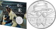 European Coins Great Britain UK £5 ELTON JOHN MUSIC LEGENDS BU Coin Dodgers Stadium -