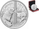 Canada Coins 2013 $ Canada $50 The Beaver Family Wildlife 5oz Silver Coin Royal Canadian Mint -