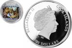 World Coins Cook 20$ Masterpieces of Art Adoration of the Shepher 3oz Silver Coin 14 -