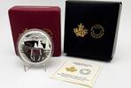 Canada 30$ Endangered Animal Cutout Woodland Caribou Silver Coin -