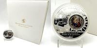 Cook Islands 10$ WINDOWS OF HEAVEN BETHLEHEM Church Saint Catherine Silver Coin -