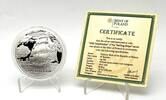 Belarus 20 Rubles USS CONSTITUTION Sailing Ships Hologram Silver Coin -