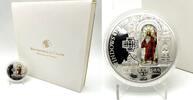 Cook Islands 10$ WINDOWS OF HEAVEN ST PETERSBURG Saint Isaac Cathedral Silver Coin -