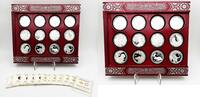 Canada 15¤ Lunar Lotus 12 Year Subscription Silver Coin Series Set -