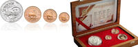 South Africa Krugerrand The Churchill Krugerrand Fractional Gold Silver Set -