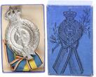 Deutschland/Braunschweig Orden 1900 Medaille BRAUNSCHWEIGER LANDWEHR-VERBAND für 25-jährige Mitgliedschaft SUP mit Schachtel