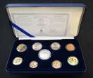 Finnland KMS 2002 1 Cent - 2€ + Silbermedaille FB