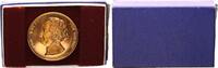 Deutschland Bronzemedaille Goethe Bronzemedaille 1981 Goethe, Vergoldet -
