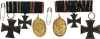 Kaiserreich Orden 3er Spange Eisernes Kreuz, Braunschweig Kriegsverdienstreuz, Kyffhäuser -