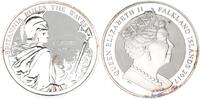 Falkland 1 Crown Queen Elisabeth II. 1 Unze Silber -