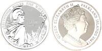 Falkland 1 Crown Queen Elisabeth II. 1 Unze Silber -