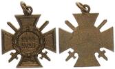 Kaiserreich Orden Ehrenkreuz für Frontkämpfer mit Schwerter Miniatur 16mm Selten!!! -