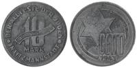 Deutschland / Polen / Getto Litzmannstadt 10 Mark (mit Echtheitszertifikat) / Expertiese MAGNESIUM !!! 1,37g extrem dünner Schrötling -