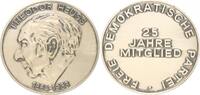 Deutschland / BRD / Medaillen THEODOR HEUSS - 25 JAHRE FDP-Mitglied Medaillen THEODOR HEUSS - Auszeichnung Theodor Heuss Medaille 1884 - 1963 FDP 25 -