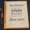 Kaiserreich Urkunde/Lieder Mappe Ihrem Scheidenden Bataillons-Kommandeur -