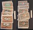 Deutschland / Kahla, Thüringen LOT:6x50 & 6x75Pfennig Scheine Sportverein, Notgeld -