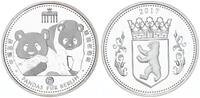 Deutschland Medaille Silber-Medaille China-Panda WMF 2017 -