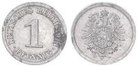 Kaiserreich 1 Pfennig J.300 Aluminium -