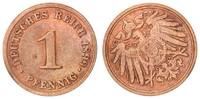 Kaiserreich 1 Pfennig 320 Grad Stempeldrehung -