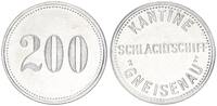 Deutschland / Schlachtschiff Gneisenau 200 Pfennig Schlachtschiff Gneisenau 200 Pfennig Aluminium für die Kantine -
