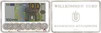 Deutschland BRD 1 Unze Barren 31,1 g Barren Bayerisches Münzkontor - Euro Banknoten Motiv -