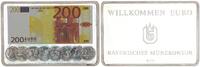 Deutschland BRD 1 Unze Barren 31,1 g Barren Bayerisches Münzkontor - Euro Banknoten Motiv -