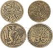 Tschechoslowakei 50 haleru + 1 Krone 50 haleru + 1 Krone -