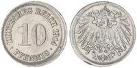 Deutschland / Kaiserreich 10 Pfennig Fehlprägung: leicht dezentriert -