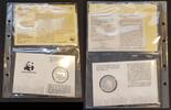 Mongolei 25 Tugrik Numisbrief Schneeleopard -