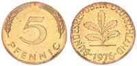 Deutschland - BRD 5 Pfennig Fehlprägung auf 1 Pfennig Größe -