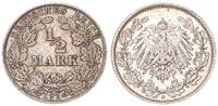Kaiserreich Deutschland 1/2 Mark Silber -