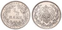 Kaiserreich 1/2 Mark Silber -