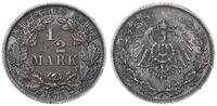 Kaiserreich 1/2 Mark Silber -