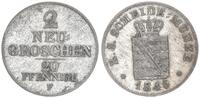 Sachsen 2 Neugroschen Friedrich August II. 1836-1854 -