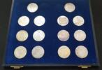 Österreich 100 Schilling 14 Olympiamünzen in Box selten!!! -