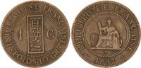 Frankreich - Indochina - Kolonie 1 Centime Franz. Indochina 1 Centime 1892 A Allegorie der Republik Frankreich -
