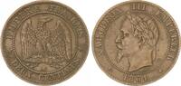 Frankreich 2 Centimes Frankreich 2 Centimes 1861 BB Münze, Napoleon III -