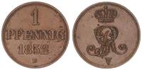 Hannover, Königreich 1 Pfennig Georg V. seltener Typ -