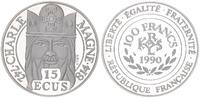 Frankreich 100 Francs/15 Ecus Charlemagne -