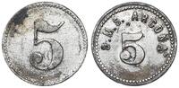 Kolonien / Samoa / China / Kiautschou 5 Pfennig Schiffsgeld SMS Arcona -